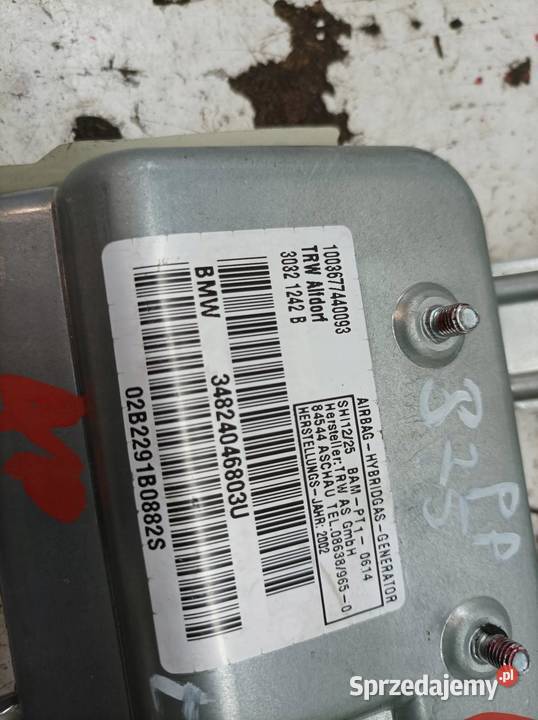 PODUSZKA POWIETRZNA AIRBAG LEWA PRAWA PRZÓD TYŁ Poduszki powietrzne świętokrzyskie