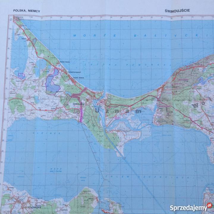 901 16 Map Polski zachodniopomorskie