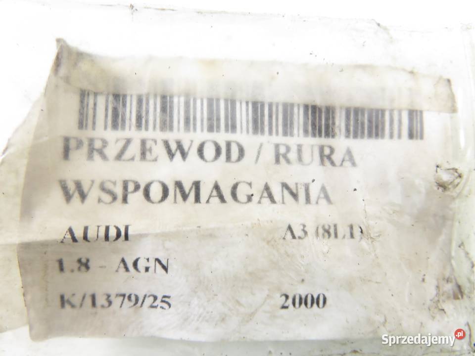 PRZEWÓD WSPOMAGANIA AUDI A3 8L1 18 1J0422893B Przewody układu wspomagania