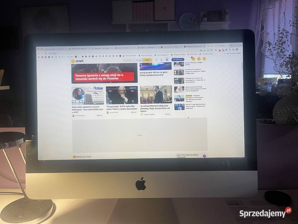 iMac Apple komputer 215 cala klawiatura łódzkie Łódź