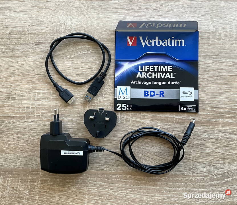 Nagrywarka płyt Bluray Verbatim Slimline x6 USB