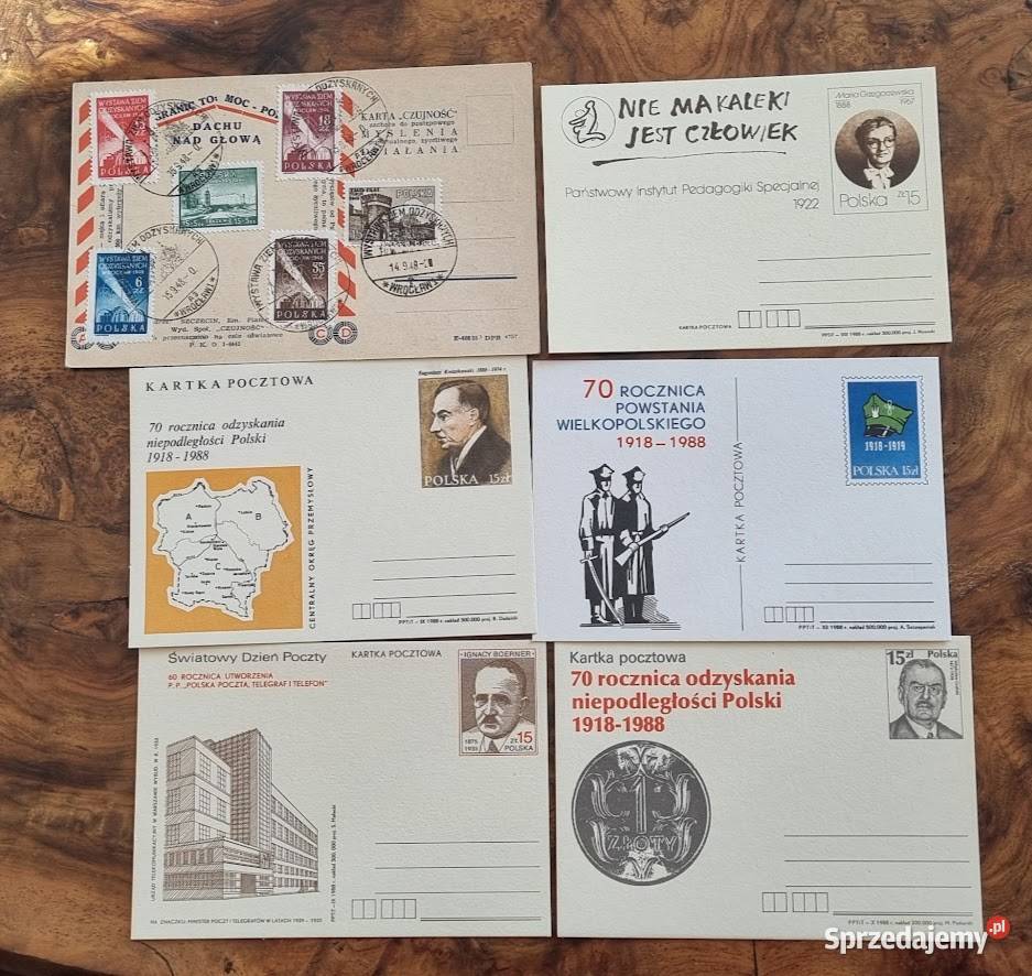 Kartki pocztowe okolicznościowe FDC i inne 40 Zielona Góra sprzedam