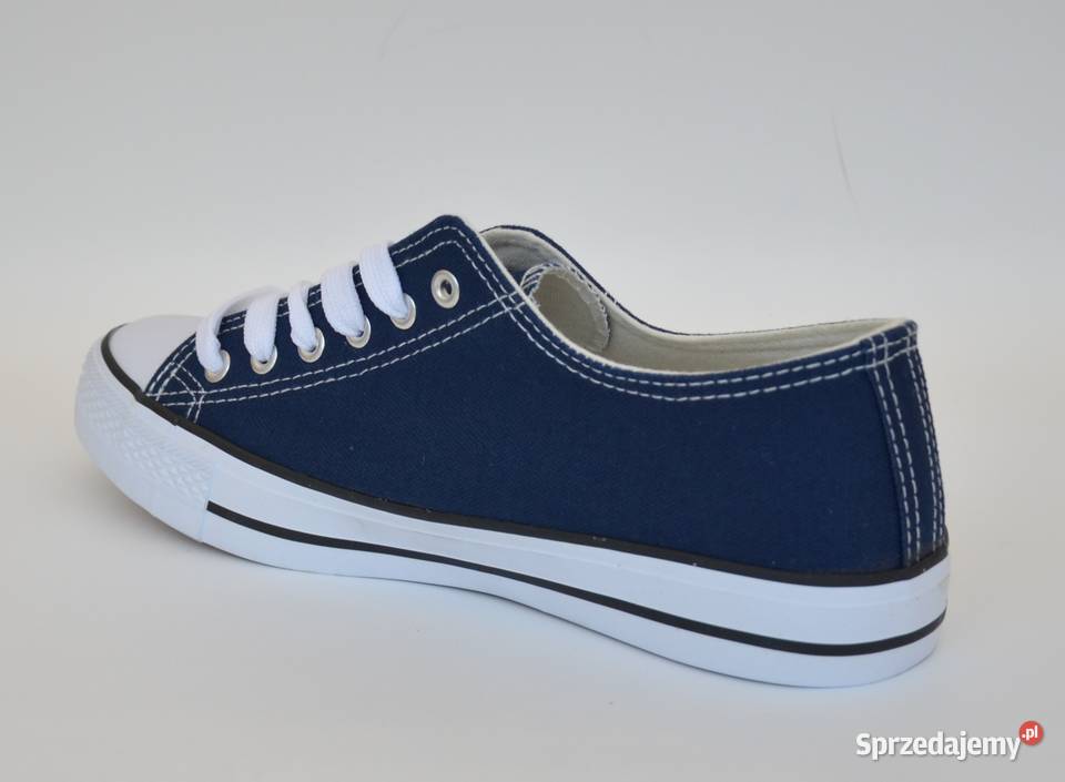 Granatowe męskie trampki rozmiar 43 Żyrardów sprzedam