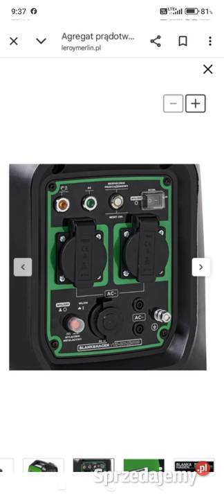 Sprzedam agregat prądotwórczy Invertorowy Strzyżów