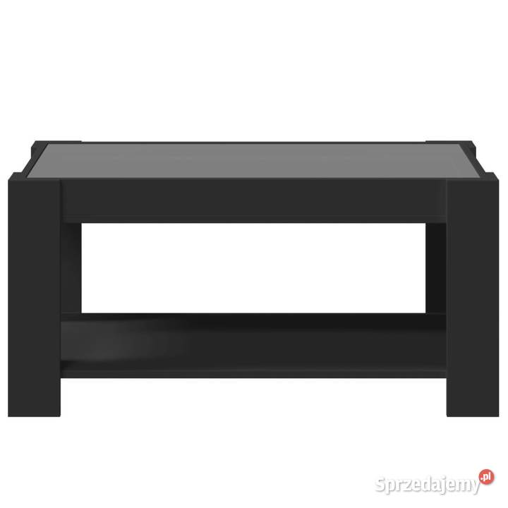 Stolik kawowy z LED czarny 93x53x45 materiał Stoły Warszawa