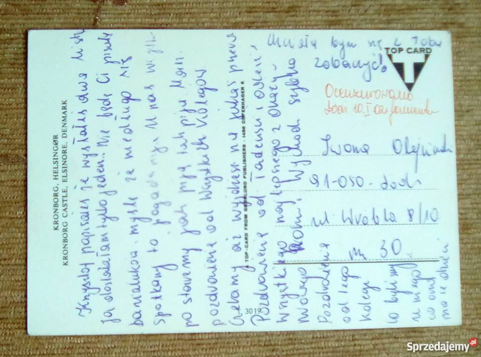 ZAMEK KRONBORG W HELSINGOR CIŚNINĄ SUND Piszczac