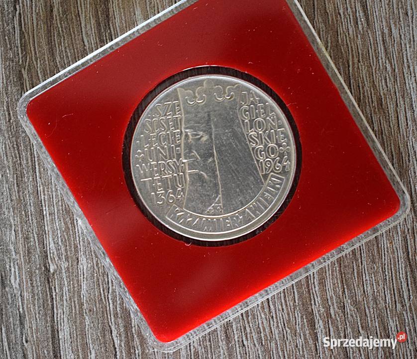 Kazimierz Wielki moneta z 1964 z napisami