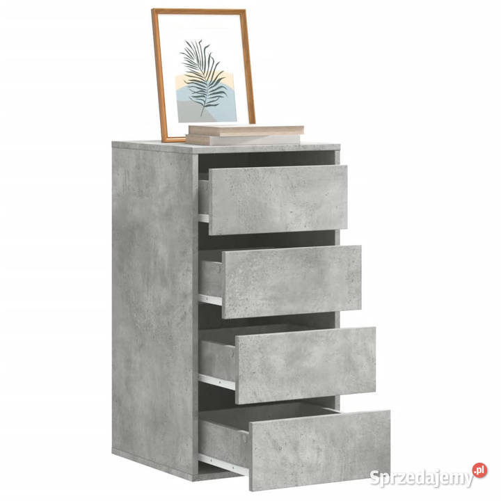 Komoda szarość betonu 40x41x76 materiał Warszawa