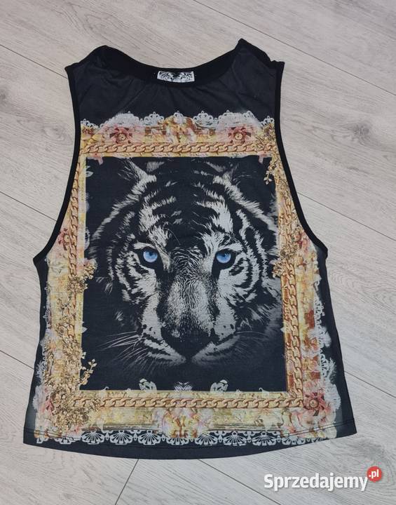 Bluzka damska czerń Tygrys 38M Łódź sprzedam