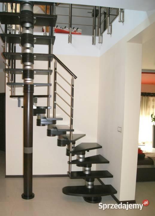 Schody system drewno Moreno 250 Lux U180 12 dwubiegowe  Kościan