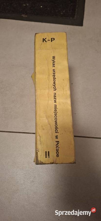 Wykaz urzędowych nazw miejscowości w Polsce KP