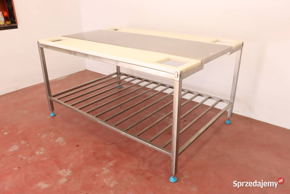 Stół rozbiorowy z płytą stół MASARSKI ubojnia Pszczyna