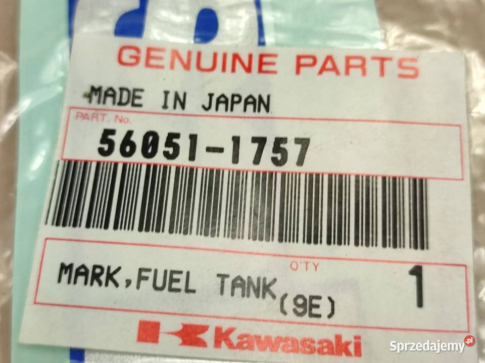 NAKLEJKA EMBLEMAT NA BAK KAWASAKI NINJA ZX9R