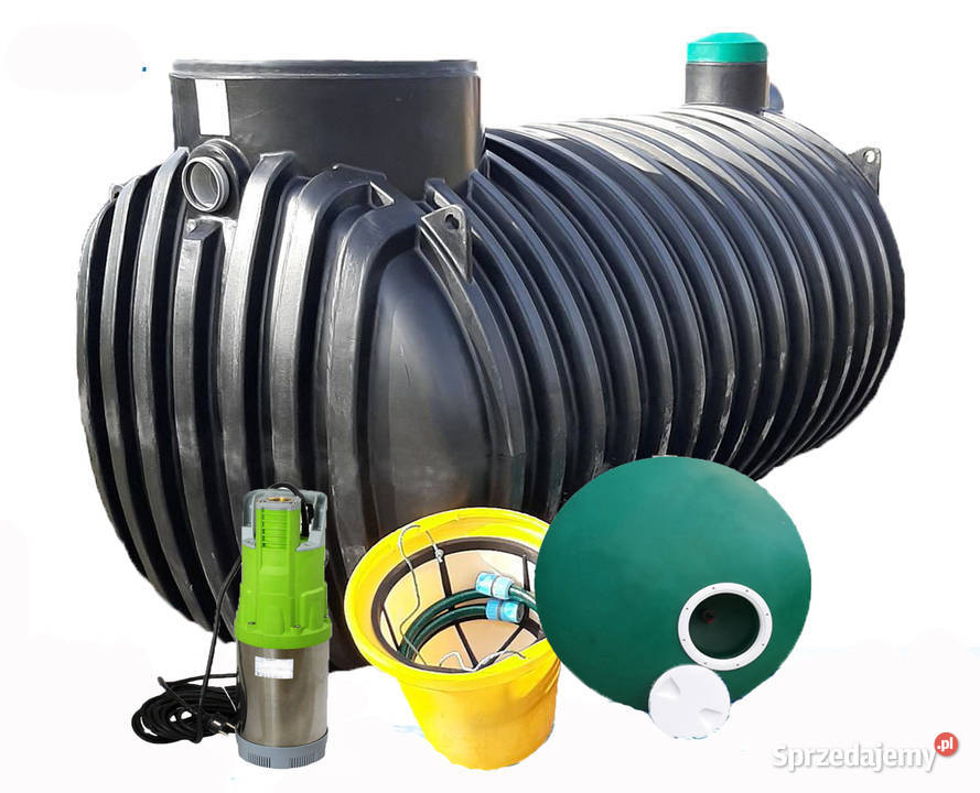 ZBIORNIK NA DESZCZÓWKĘ 4000L ZESTAW Z POMPĄ sprzedam