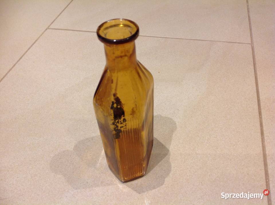 Szklana Niemiecka Buteleczka 100 ml STARA Nowa Sól sprzedam