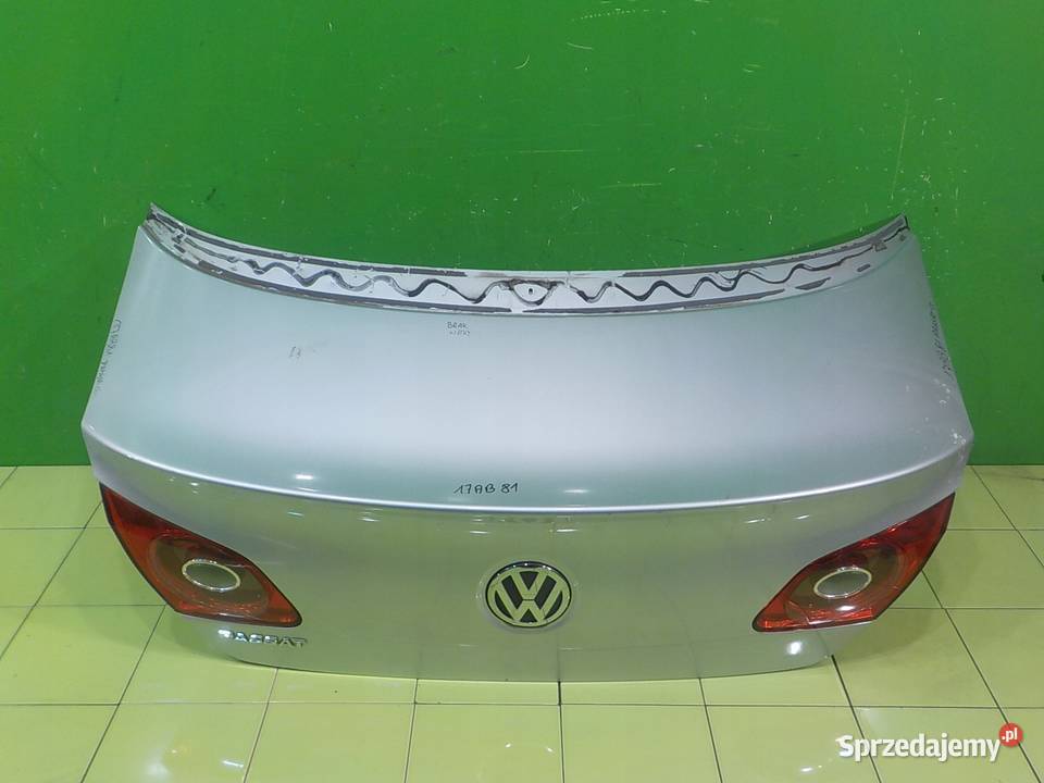 VW PASSAT CC 09r SEDAN 4D klapa tyl osobowe Suków