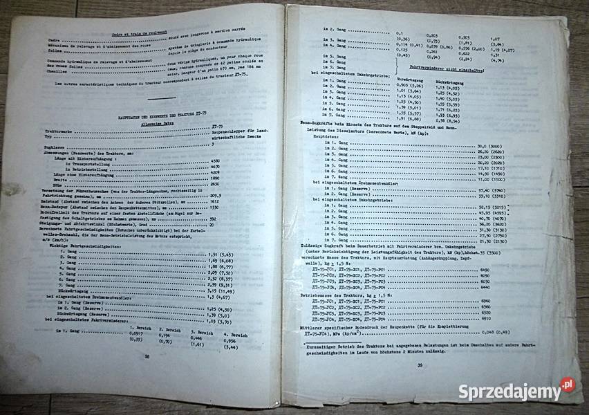 Katalog części zamiennych spycharka ciągnik DT Kultura i Rozrywka Ostrów Wielkopolski
