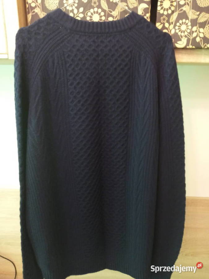 Granatowy sweter męski XL CA nowy z metką Warszawa