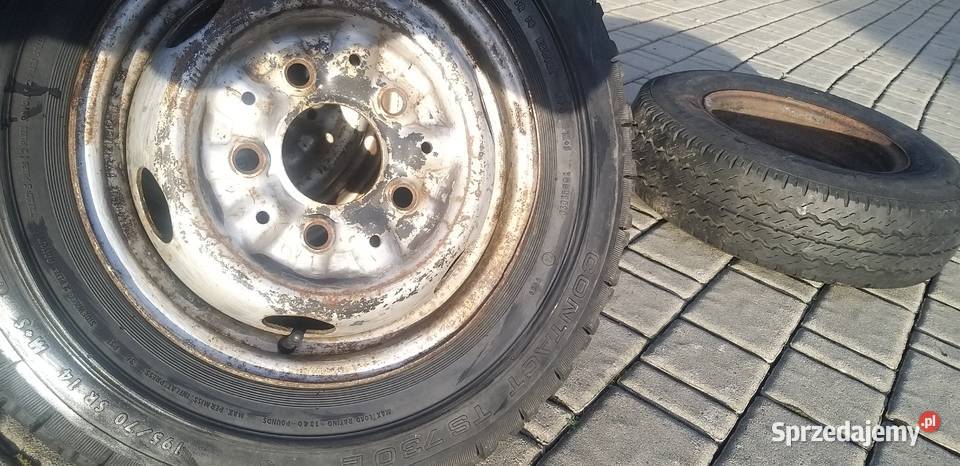 Opona plus dwie felgi do Mercedesa MB100 55 x 14 Nowy Sącz sprzedam