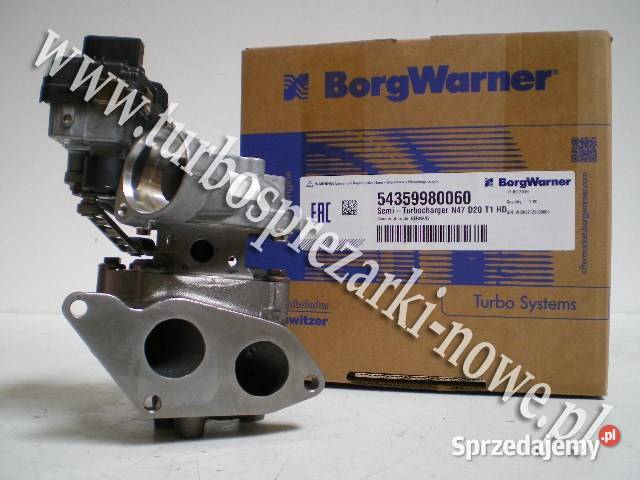 Nowa turbosprężarka BorgWarner KKK 54359980060 Siedlce