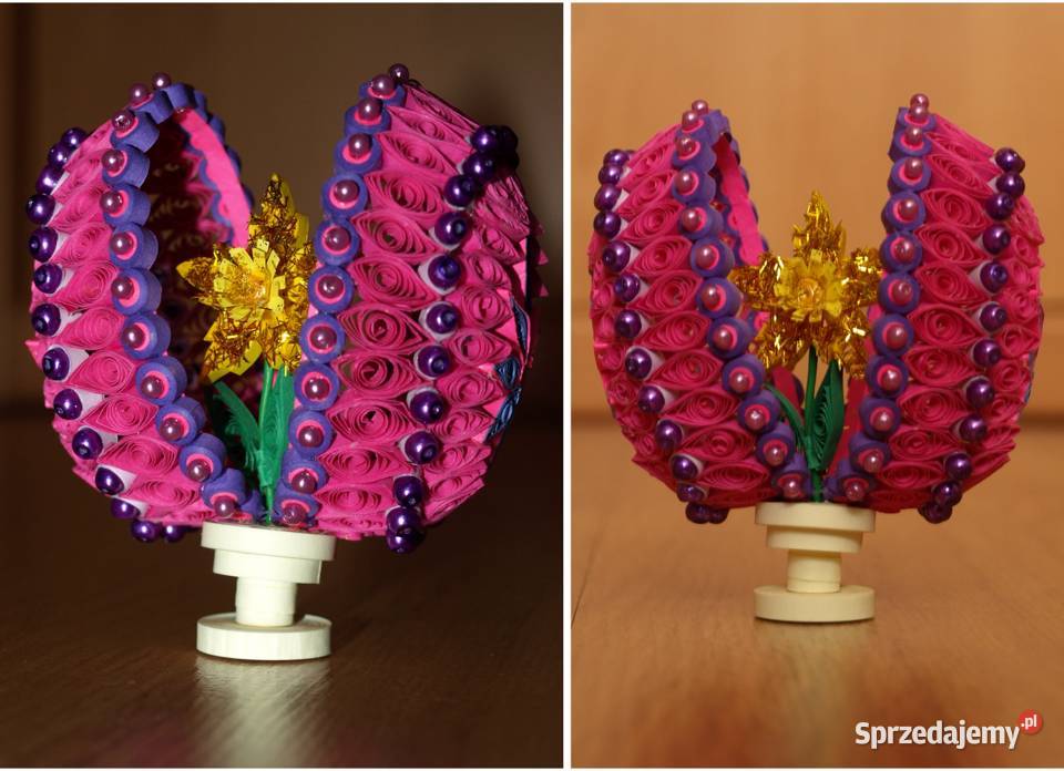 Pisanka ręcznie robiona quilling Żory