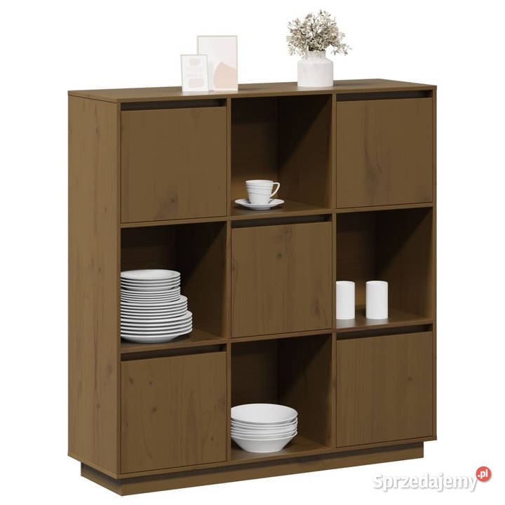 Szafka miodowy brąz 1105x35x117 lite drewno Warszawa