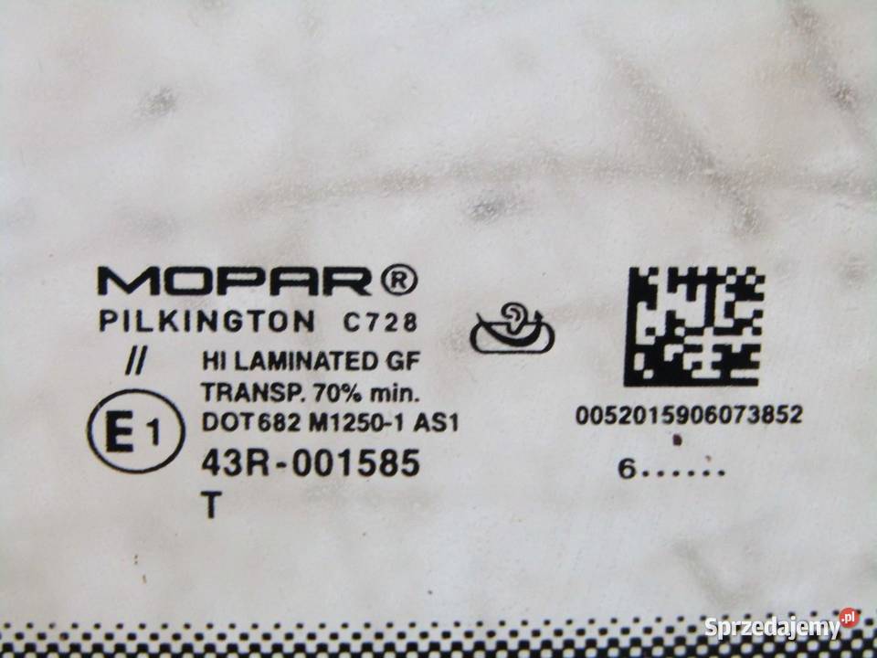 SZYBA PRZEDNIA CZOŁOWA PRZÓD FIAT TIPO II HB