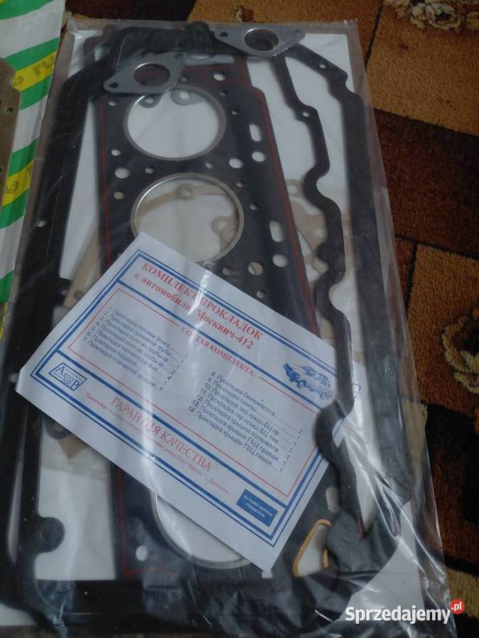 Uszczelki silnika Moskwicz 412408 Radziejów