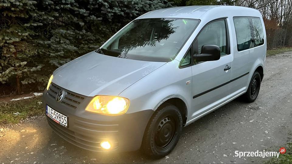 VW Caddy 19 TDI 2010r EURO 5 Klima 5 Osób Stan