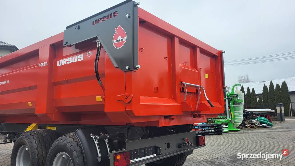 Przyczepa skorupowa tandem budowlana 10 TON Maszyny rolnicze Strzegowo