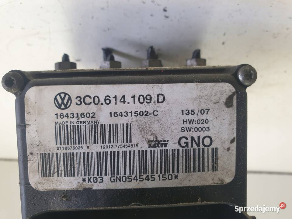 VW Passat B6 POMPA ABS hamulcowa 3C0614109E lubelskie Janów sprzedam