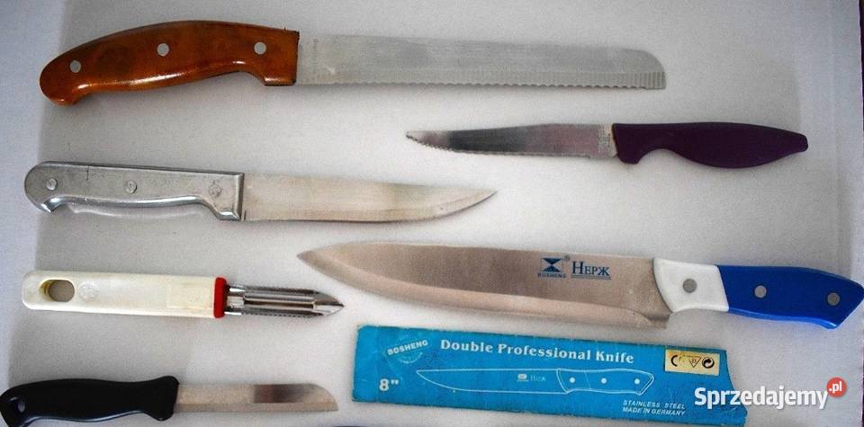 Zestaw noży kuchennych 6 sztuk w jednej niskiej Chełmno