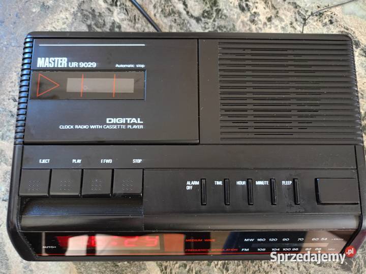 Radio Magnetofon Zegar Budzik Vintage Magnetofony sprzedam