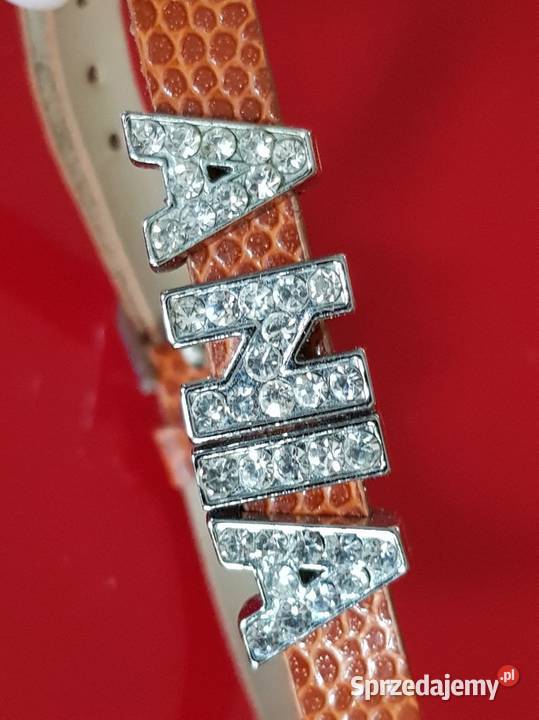 bransoletka biżuteria imię litery ania cyrkonie świętokrzyskie Kielce