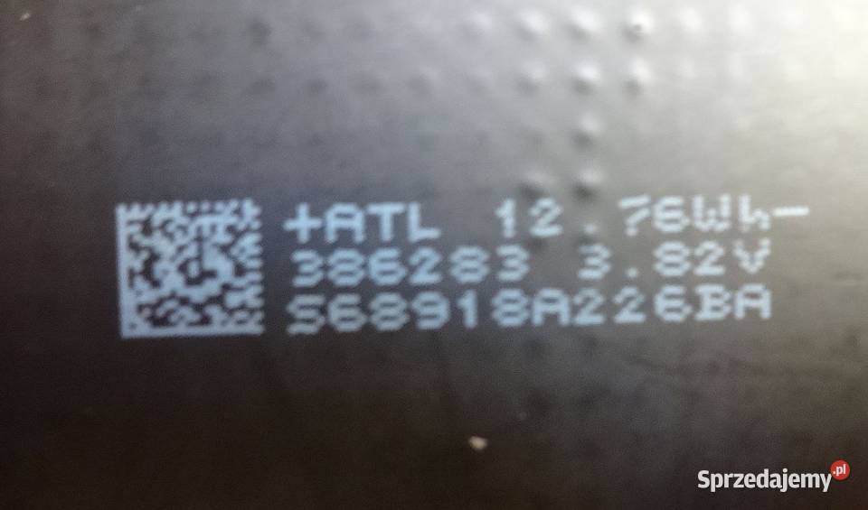 Akumulator HB396286ECW 3400mAh 382V Szczecin