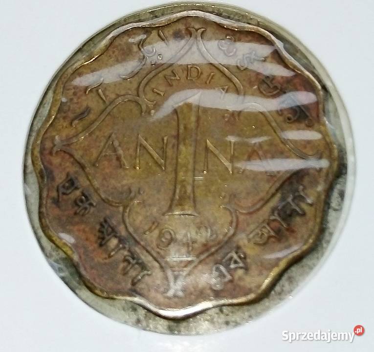 INDIE BRYTYJSKIE 1 ANNA 1942 rGEORGE VI Legionowo