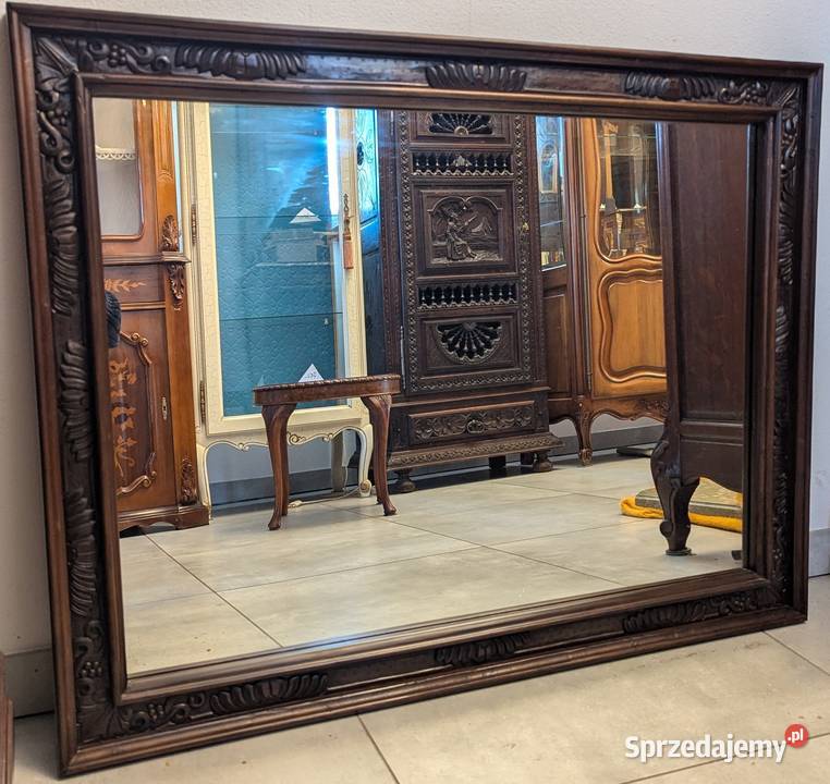 pięknie zdobione lustro sklep Dąbrowa Górnicza