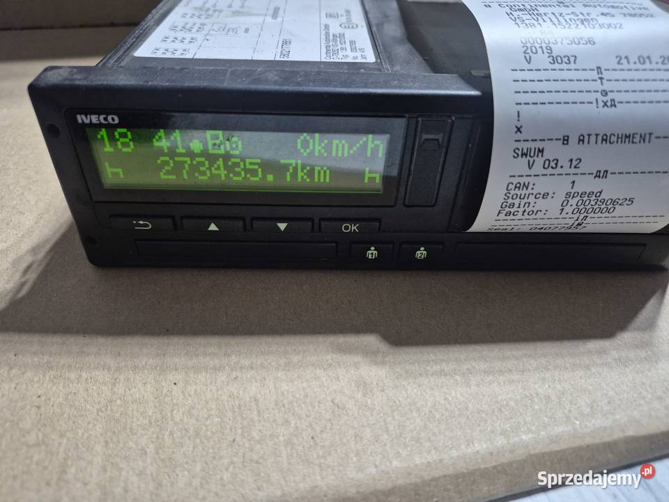 Tachograf Vdo 30 Iveco 24v