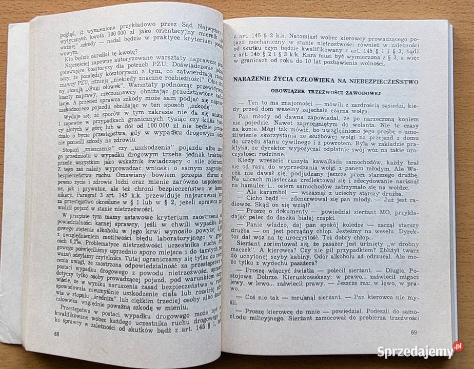 Kodeks a przestępstwa drogowe Józef Klimek Włodawa