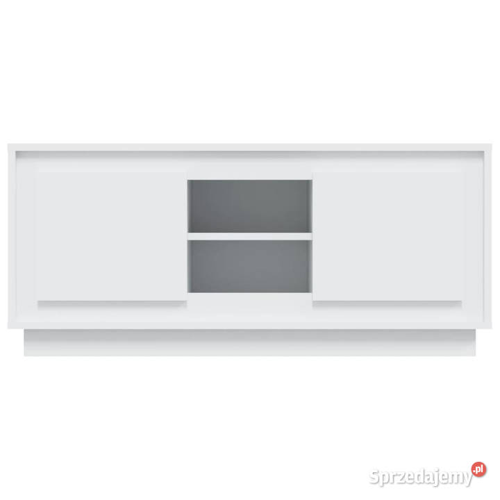 Szafka pod TV biała 102x35x45 materiał Warszawa