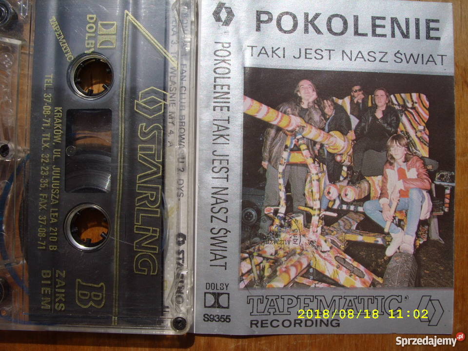 Pop kaseta POKOLENIETAKI JEST NASZ SWIAT Wołów