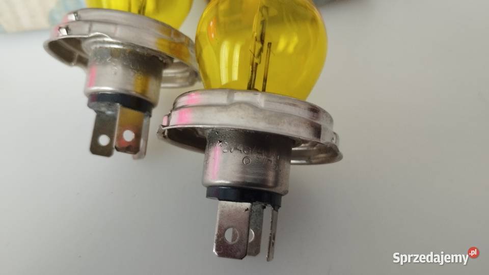 NOWE ŻÓŁTE ŻARÓWKI R2 12V 4540W ORYG PRL POLAM dolnośląskie Świdnica