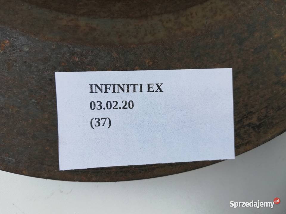 TARCZA HAMULCOWA TYŁ INFINITI EX35 EX37 EX30 USA Nowy Tomyśl