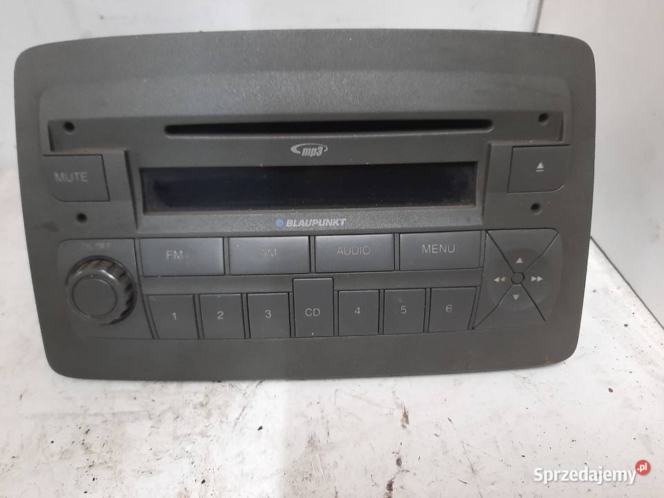 Fabryczne radio CD MP3 Fiat Panda Blaupunkt Radioodtwarzacze Ksawerów