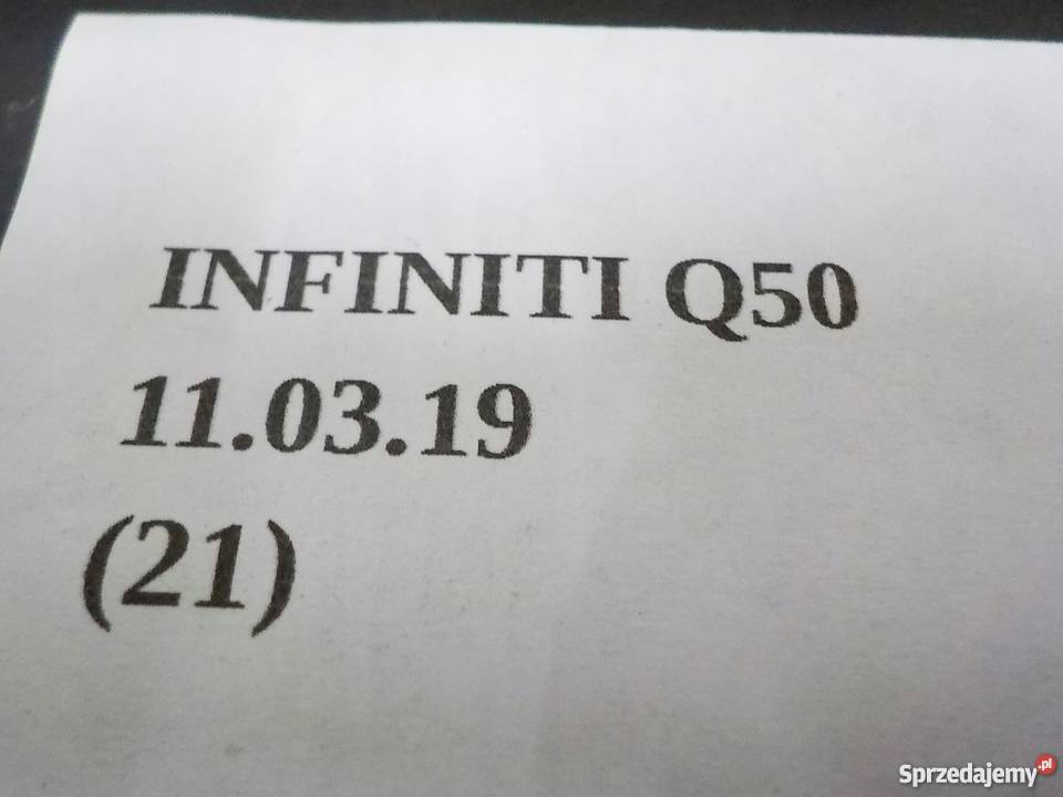 OSŁONA MASKOWNIC BŁOTNIK 658214GA0A INFINITI Q50 wielkopolskie Nowy Tomyśl