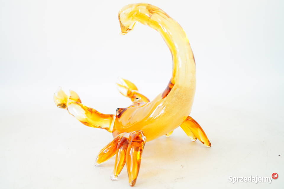Figura szklana figura Murano style SKORPION Gizałki