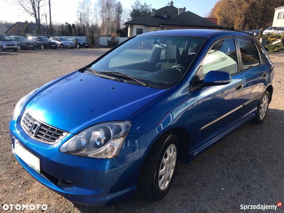 Honda Civic czyste i zadbane wnętrze ASR (kontrola trakcji) Chrzanów sprzedam