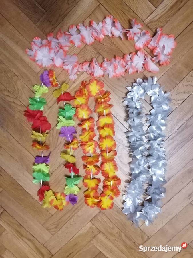 Hawajskie kwiaty girlandy