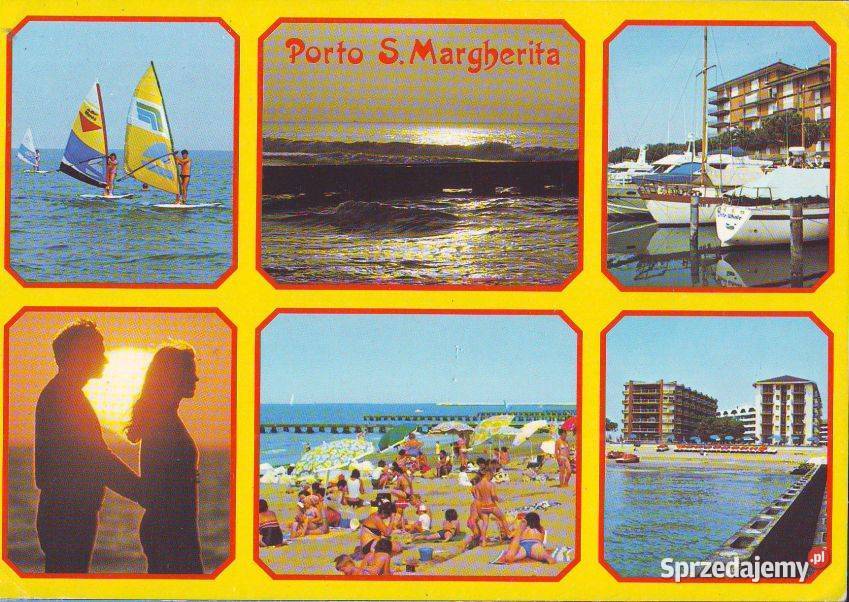 K Poczt Włochy Porto S Margherita z koresp 1982 Pocztówki i karty telefoniczne Pocztówki i karty telefoniczne Gliwice