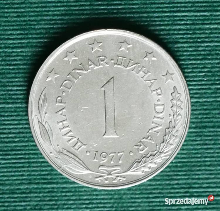 JUGOSŁAWIA 1dinar 1977r Gliwice